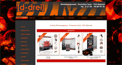 Desktop Screenshot of d-drei.de