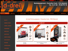 Tablet Screenshot of d-drei.de